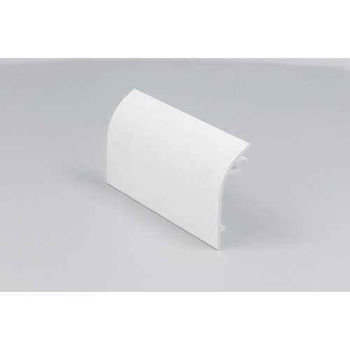 1m tilbehørsprofil SKIRT10 - Hvit lakkert