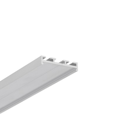 2m tilbehørsprofil COMBO30-02 Q9 - Ubehandlet aluminium