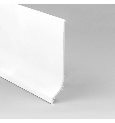 1m avslutningsprofil BASE - Hvit lakkert