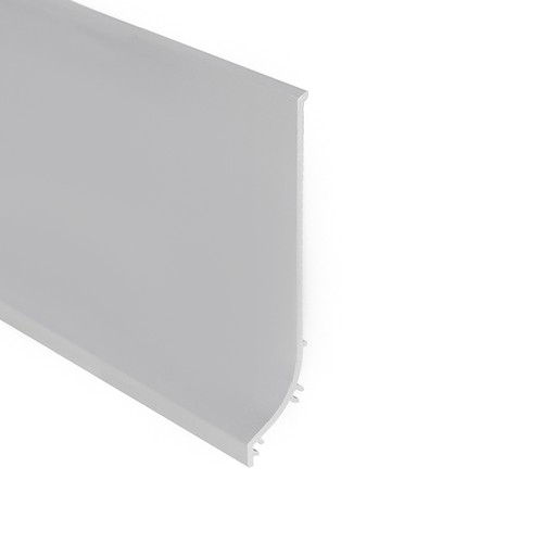 2m avslutningsprofil BASE - Ubehandlet aluminium