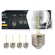 5 stk E27 1W LED-pære - ST14, COB filament
