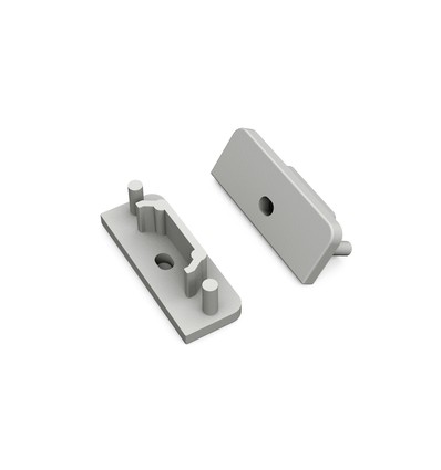 1 stk. Endeavslutning SURFACE14 GEN2 - Med hull, grå