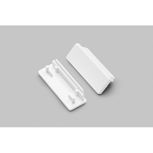 1 stk. Endestykke WIDE24 - Hvit