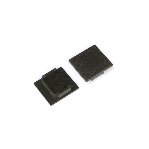 1 stk. Endestykke LINEA20 - Svart