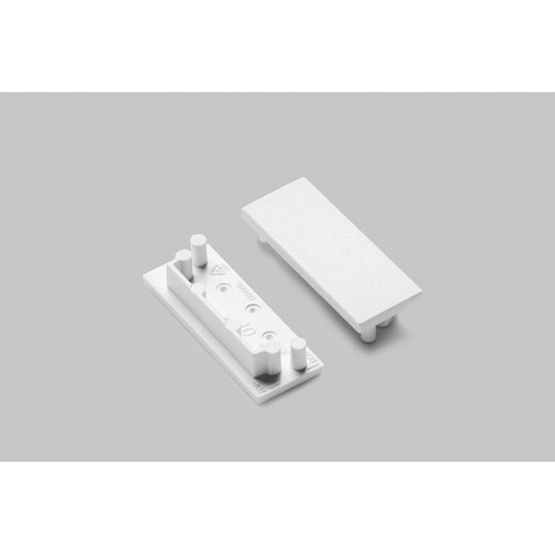 1 stk. Endestykke VARIO30-01 - Hvit