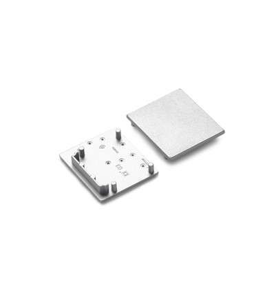 1 stk. Endestykke VARIO30-03 - Sølvfarget