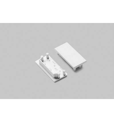 1 stk. Endestykke VARIO30-04 - Hvit