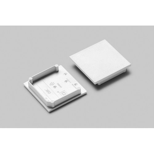 1 stk. Endestykke VARIO30-08C - Hvit