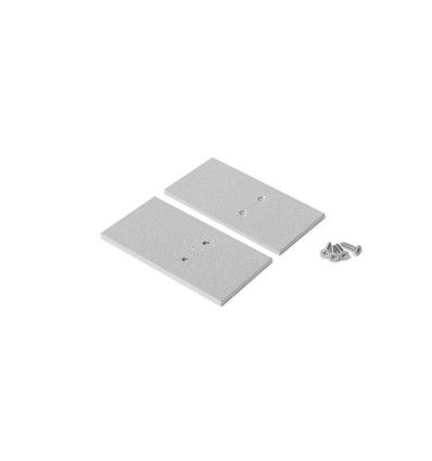 1 stk. Endestykke VARIO30-27 - Metall, sølvfarget