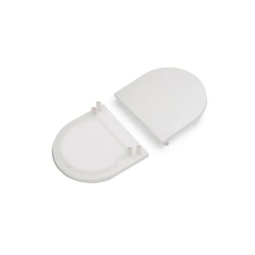 1 stk. Endestykke VARIO30-01-D9 - Melkehvit