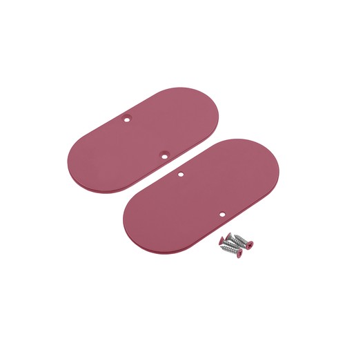 1 stk. Endestykke NAMI23-D9 - Metall, støvet rosa lakkert