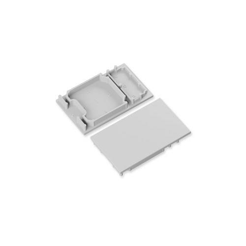 1 stk. Endestykke COMBO30-01A - Grå