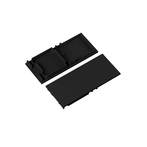 1 stk. Endestykke COMBO30-01A-E9 - Svart