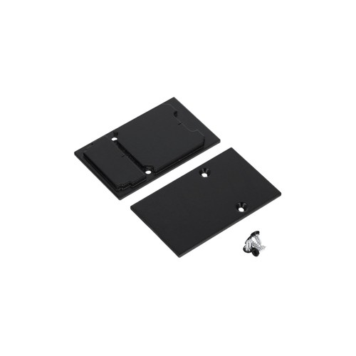 1 stk. Endestykke COMBO30-01A - Metall, svart