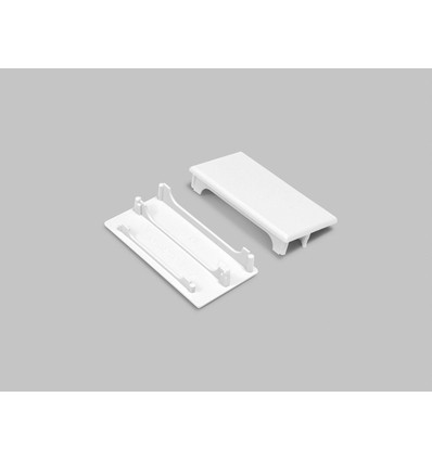 1 stk. Endestykke LOWI - Hvit