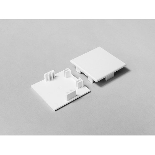 1 stk. Endestykke PHIL53 - Hvit