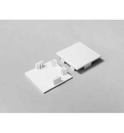 1 stk. Endestykke PHIL53 - Hvit