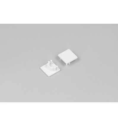 1 stk. Endestykke COZY12 - Hvit