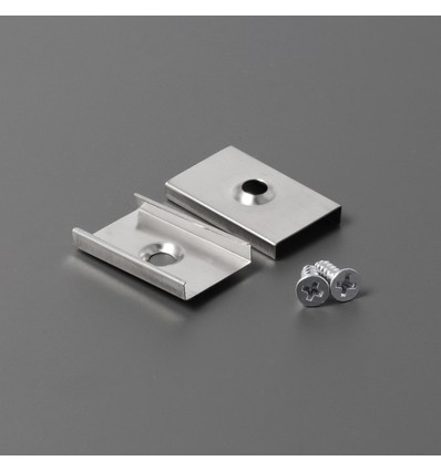 1 stk. Monteringsbeslag U - Forsenket, rustfritt stål