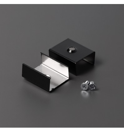 1 stk. Monteringsbeslag U4 - Forsenket, svart