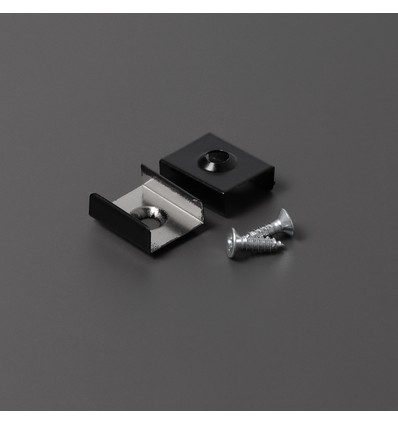 1 stk. Monteringsbeslag Z - Forsenket, svart