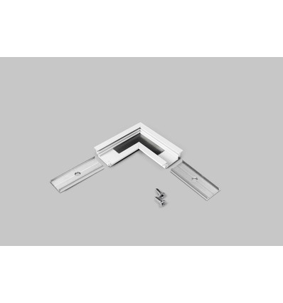 Profilsamler GROOVE10 90DEG - Hvit lakkert