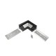 Profilsamler CORNER14 90DEG - Svart anodisert