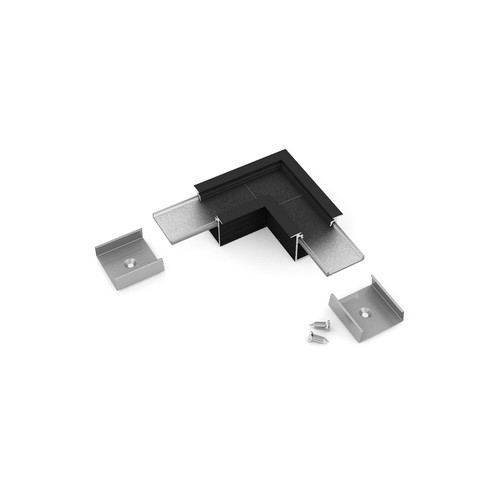 Profilsamler LINEA-IN20 90GRAD - Svart anodisert