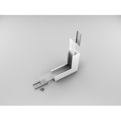 Profiloppsamler VARIO30-02 90GRAD - opp / ned, hvit lakkert