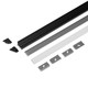 2m sett CORNER10.V2 + C CLICK - Svart anodisert