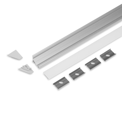 2m sett CORNER12.V2 + F CLICK - Anodisert
