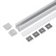 2m sett LINEA20 + F CLICK - Anodisert