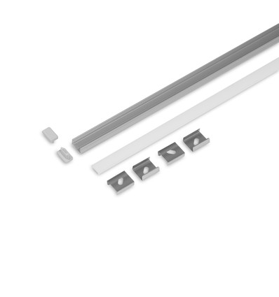 2m sett SLIM8 + C2 CLICK - Anodisert