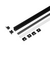 2m sett SMART-IN10 + C2 CLICK - Svart anodisert