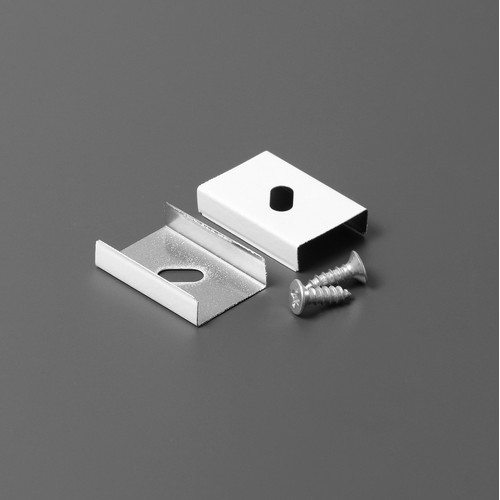 1 stk. Monteringsbeslag S - Hvit lakkert