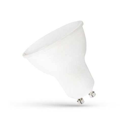 6W LED spot - Melkehvit front, dimbar, 230V, GU10