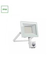 30W lyskaster med sensor - IP44, hvit, arbeidslampe, PIR-sensor