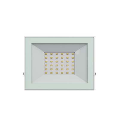 30W lyskaster - IP65, hvit, arbeidslampe