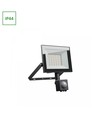 30W lyskaster med sensor - IP44, sort, arbeidslampe, PIR-sensor