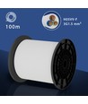 H05VV-F 3G1.5mm² - 100m Hvit Ledning