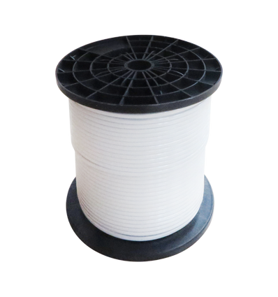H05VV-F 3G1.5mm² - 100m Hvit Ledning