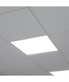 60x60 Casambi LED-panel, 36W - Høyde: 9mm, UGR19, hvit kant
