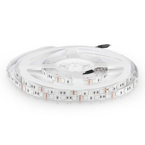60 LED Stripe Lys 11W - Gul, IP20, 5m/rull