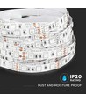 60 LED Stripe Lys 11W - Gul, IP20, 5m/rull