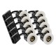 10 stk. GU10 Downlight Inno88 - Matthvit, IP44, godkjent for montering i isolasjon