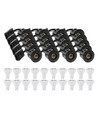 20 stk. innbyggingsspot Inno88 - Inkl. 6W RA97 GU10, sort, IP44, godkjent isolert