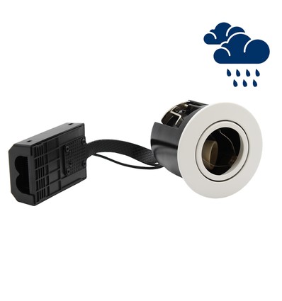 GU10 Downlight Inno88 Utendørs - Hvit, IP44, godkjent i isolasjon