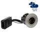 GU10 Downlight Inno88 Utendørs - Børstet rustfritt stål, IP44, godkjent for montering i isolasjon