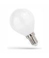 E14 5,5W LED kronepære - G45, filament, matt glass, varm hvit, 300°