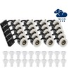 20 stk. LEDlife innbyggingsspot Inno88 Utendørs - Inkl. 6W GU10, Hvit, IP44, direkte i isolasjon